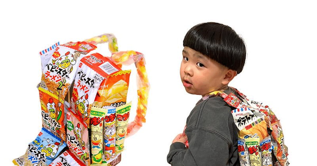 お菓子リュックづくりが4/5に八王子住宅公園で開催！お菓子を貼り合わせて作ろう_ogp