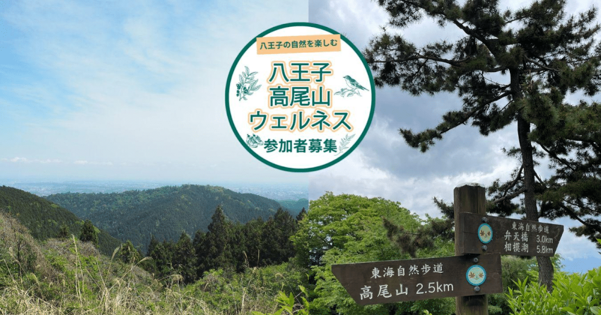 ハイキングガイドツアー「小仏城山に登ろう」が5/12、16に小仏城山、高尾山で開催！_ogp
