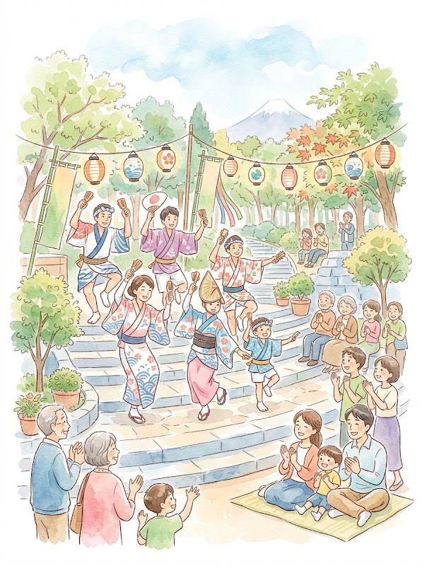 八王子大江戸舞祭2026が9/13に富士森公園だんだん広場で開催！子どもたちが元気に舞い踊る_800