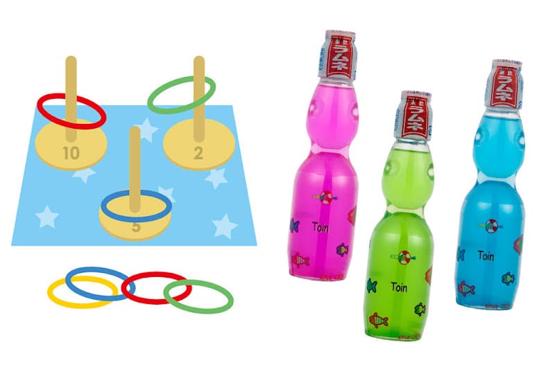 「夏休み!冷やして飲もう!カラフルラムネ輪投げ縁日」が8/9に八王子住宅公園で開催!ラムネをもらおう_800